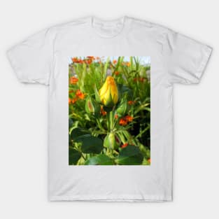 Yellow rosebud T-Shirt